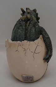 Load image into Gallery viewer, Dragon Egg Hatchling Statue Figurine
