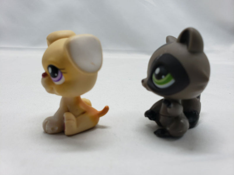 Load image into Gallery viewer, 2007 Hasbro Littlest Pet Shop #450 Racoon #451 Boxer
