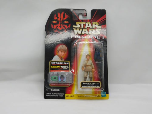 NEW Hasbro Star Wars Episode I: Anakin Skywalker Action Figure Vintage CommTech