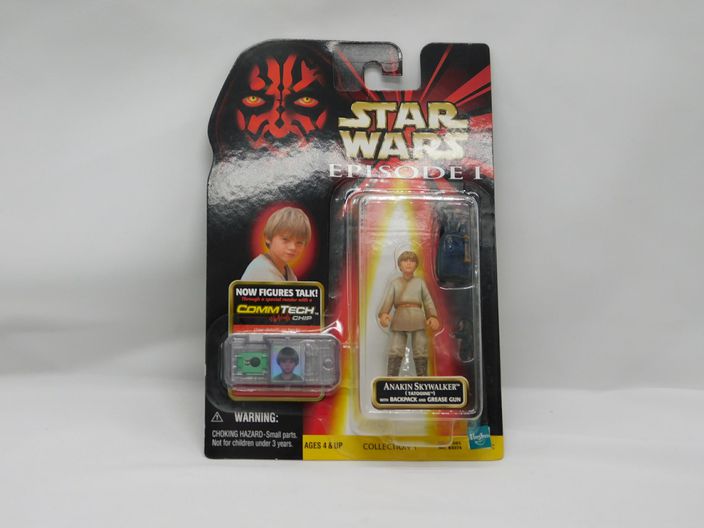 Load image into Gallery viewer, NEW Hasbro Star Wars Episode I: Anakin Skywalker Action Figure Vintage CommTech
