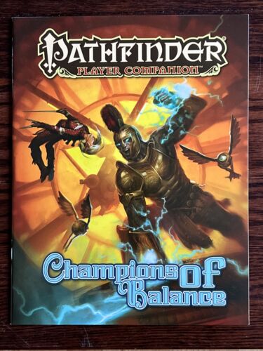 Pathfinder Player Companion: Champions of Balance (Paperback RPG Book) 1E Paizo