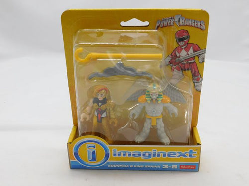 Fisher Price Imaginext Power Rangers Scorpina & King Sphinx Figures NEW 2016