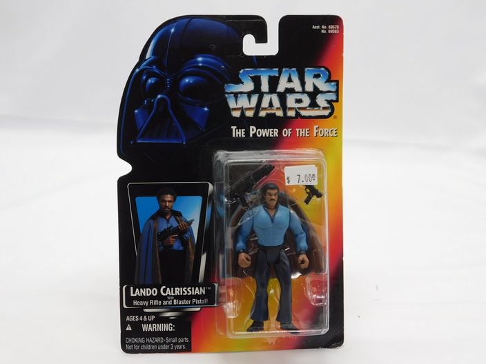 Load image into Gallery viewer, 1995 Kenner Star Wars Power of the Force LANDO CALRISSIAN Figure Red Card New!
