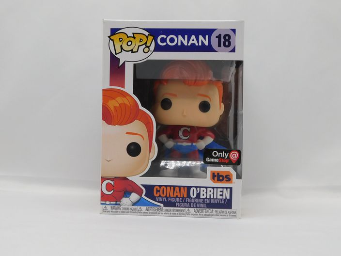 Load image into Gallery viewer, Funko Pop! TBS Conan O&#39;Brien: 2018 Convention Exclusive Super Conan #18 NEW
