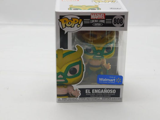 Funko Pop Marvel Lucha Libre Edition El Enganoso Walmart Exclusive Loki