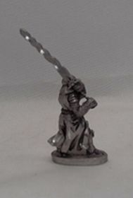 Load image into Gallery viewer, Rawcliffe Pewter Miniature Knight with Flamberge Sword
