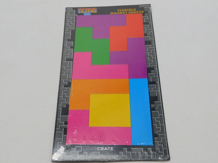 Load image into Gallery viewer, TETRIS Flexible Magnet Sheet Loot Crate Build 2017 February New Sealed
