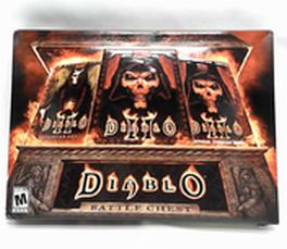 Diablo 2 Battle Chest PC Game Big Box w/ Strategy Guide, Manuals & Expansion Set