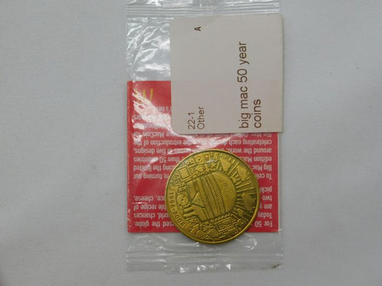 McDonalds Coin 50 Years Of Big Mac Collectors Coin