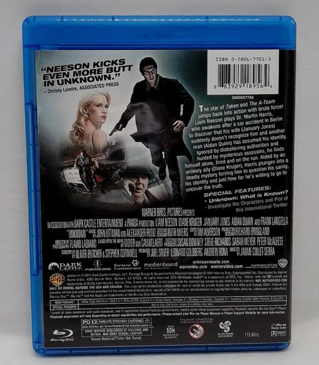 Unknown 2011 Blu-ray DVD