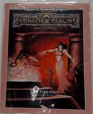 FR10 Old Empires with map Forgotten Realms Module TSR 9274