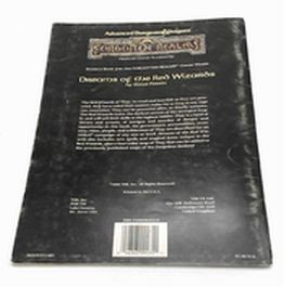 Advanced Dungeons & Dragons Forgotten Realms Dreams Of The Red Wizards 9235