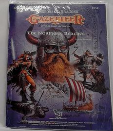 D&D Gazetteer The Northern Reaches GAZ 7 9230 TSR 1988 - NEW