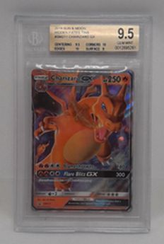 BGS 9.5 Gem Mint Charizard GX Hidden Fates Tin Promo 2019 Pokemon SM211