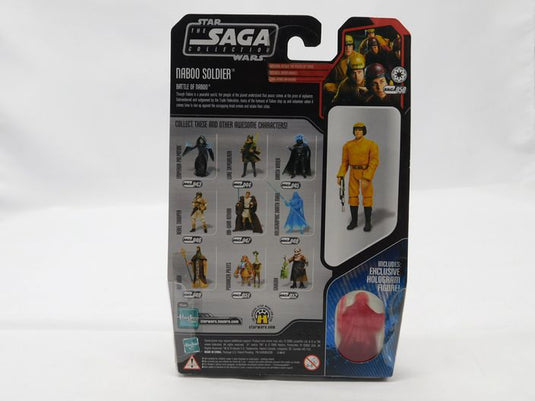 STAR WARS Saga Collection NABOO SOLDIER w/Mini Holographic Figure #050 2006