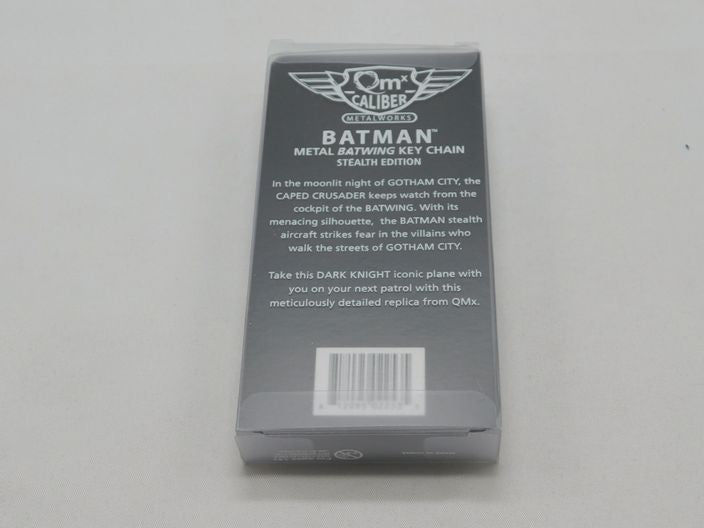 Load image into Gallery viewer, Batman Metal Batwing Key Chain Stealth Edition QMx Caliber Metalworks
