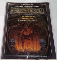 AD&D H4 The Throne Of Bloodstone Official Game Adventure TSR 9228