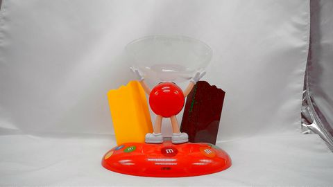 M&M's Remote Control Dual Holder w/ Candy Dish 7"  (Pre-Owned/No Box)