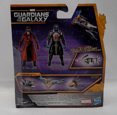 Marvel Guardians of the Galaxy Ronan+ Star-Lord Figures Hasbro 2013