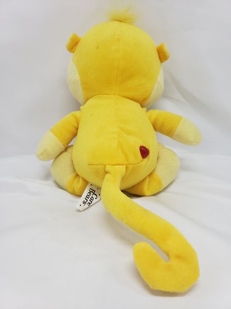 Load image into Gallery viewer, Nanco Care Bears Cousins Playful Heart Yellow Monkey Plush 12&quot; Tall 2003
