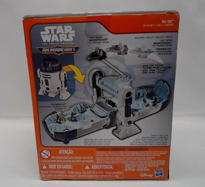 Star Wars Micromachines The Force Awakens R2-D2 Playset Hasbro Disney Sealed