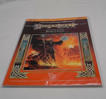 DL16 Dragonlance World of Krynn Dungeons Dragons D&D TSR 9237