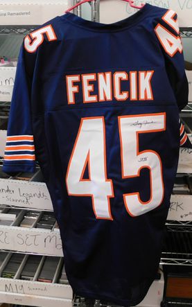 Gary Fencik Signed Bears Football Jersey AUTO Autographed BAS COA Sz XL