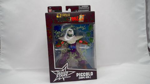 sighned Dragon Ball Z Super Dragon Stars Piccolo Cape Version Action Figure Band