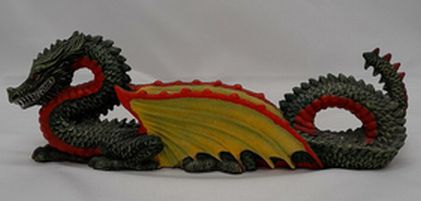 Load image into Gallery viewer, Medieval Mythical Dungeon Flying Long Dragon Fantasy Stick Incense Burner #2690
