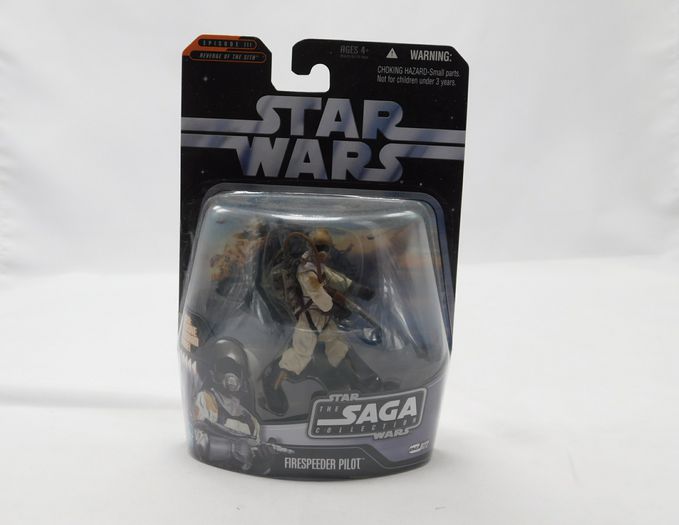 Load image into Gallery viewer, Star Wars FIRESPEEDER PILOT 022 The Saga Collection + Exclusive Holo Figure NEW
