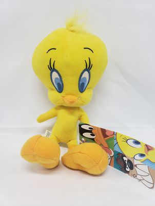 Load image into Gallery viewer, Looney Tunes Tweety Bird Plush 10&quot; Toy Factory Warner Stuffed Doll 2015
