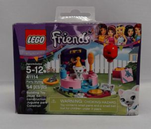 Load image into Gallery viewer, LEGO Friends Party Styling 41114 White Cat Retired Kitty Set
