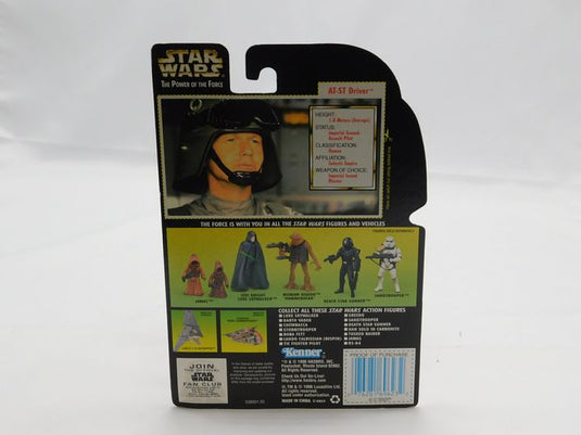 AT-ST DRIVER with Blaster Rifle and Pistol - Star Wars Power of the Force - 1996