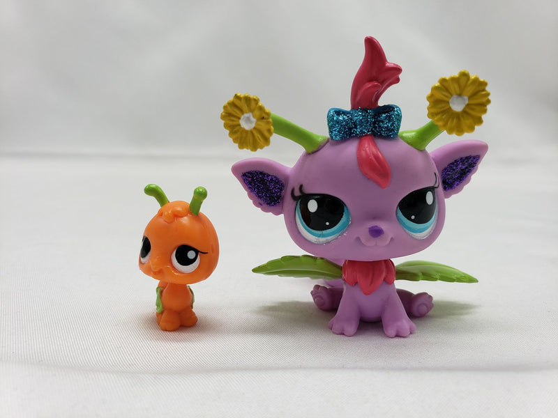 Load image into Gallery viewer, LPS 2612, 2613 Glistening Garden Fairies Littlest Pet Shop
