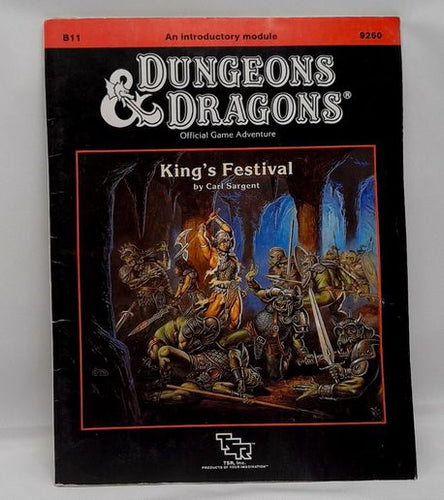 D&D Introductory Module Kings Festival Vintage 1989 #9260