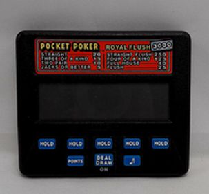 Load image into Gallery viewer, Radica Electronic Pocket Poker Game Model 1310
