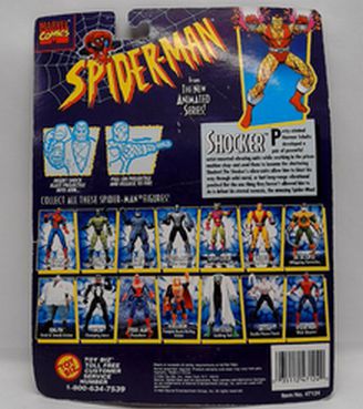 Load image into Gallery viewer, Shocker Vintage Spider-Man Animated Series Action Figure 1994 Toybiz Marvel
