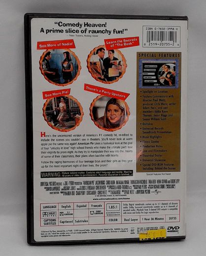 American Pie Collector's Edition DVD 1999