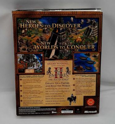 Load image into Gallery viewer, Age of Empires II: The  Conquerors Expansion Pack PC Game Box
