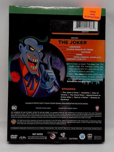 DC Super Villains: The Joker DVD