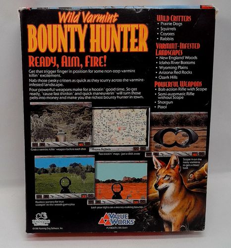 Wild Varmit Bounty Hunter PC CD Game