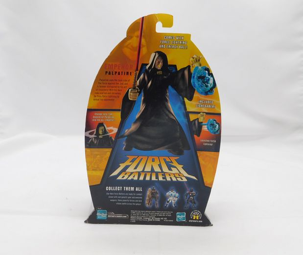 Load image into Gallery viewer, Star Wars Force Battlers 8&quot; DARTH SIDIOUS EMPEROR PALPATINE New Lightsaber 2005
