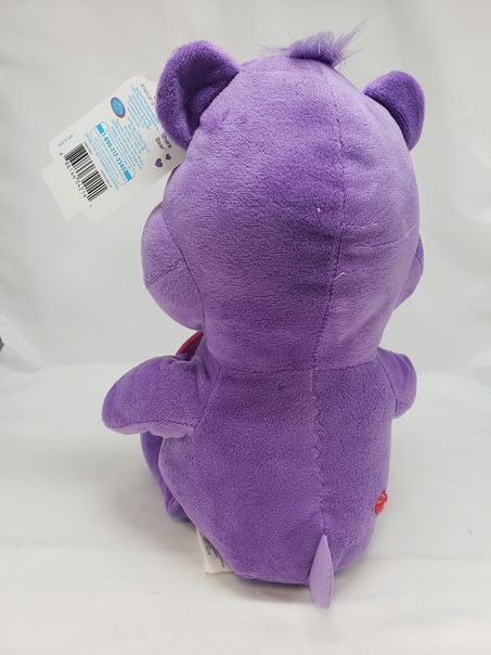 Load image into Gallery viewer, Just Play Care Bear Share XOXO Bear 16&quot; Plush Purple Candy Lollypops Tummy 2018
