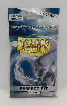 Load image into Gallery viewer, Perfect Fit Sleeves Dragon Shield Card Cases Clear Clear 100 Cases MTG (New)
