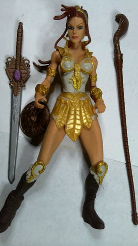 HE MAN/MOTU 200X TEELA w  sword and staff***see pictures