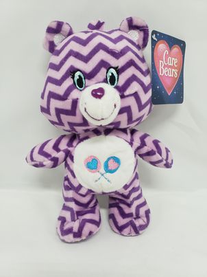 Load image into Gallery viewer, Kellytoy Care Bears Share Bear Purple Zigzag Lollipops 2017
