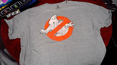 Load image into Gallery viewer, Ghostbusters Mad Engine Shirt Size 2X Color Grey
