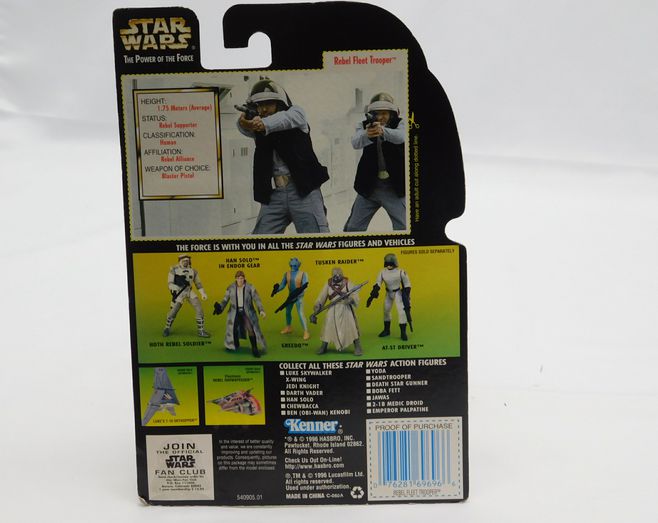 Load image into Gallery viewer, Vintage 1996 Kenner Star Wars Rebel Fleet Trooper Freeze Frame Action Figure
