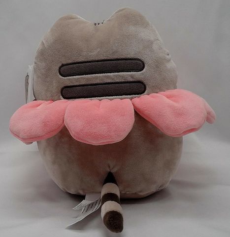 Pusheen Pink Flower Plush 9.5