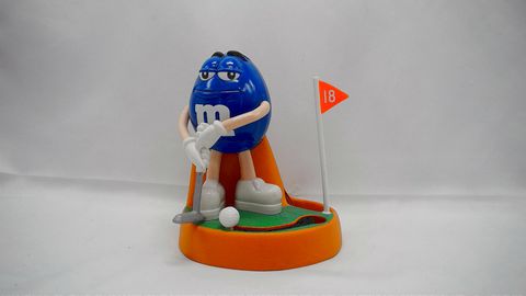 2000 M&M's Puttin' Blue Golfer Candy Dispenser (Pre-Owned/No Box)